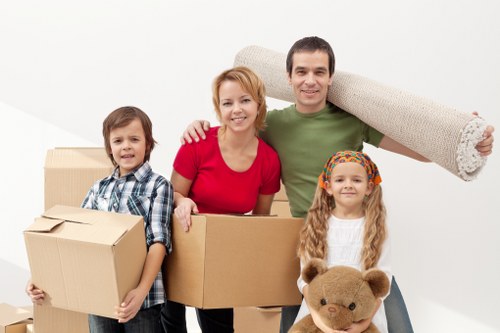 House move with careful handling in a Lambeth street