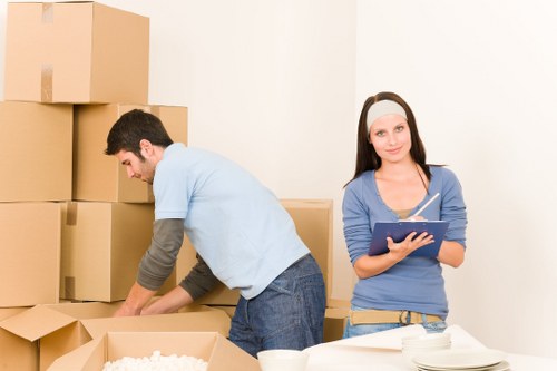 Van loaded securely for safe transport
