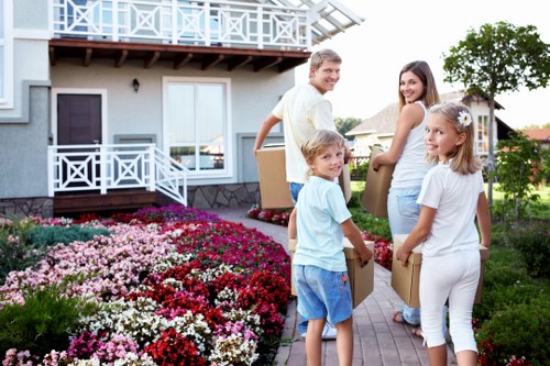 Careful loading of household items during a Lambeth home relocation